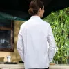 T-shirts voor heren chef-uniform gemakkelijk te wassen Restaurant met dubbele borsten
