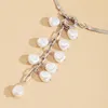 Pendant Necklaces Retro Irregular Pearl Necklace Women's Fashion Korean Wave Cute Snake Chain Tassel Jewelry GiftPendant Heal22