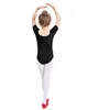 Kids per bambini a maniche corte Costumi da taci da taglio Lycar Spandex Leotard Ballet Dancewwear