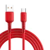 1M usb Liquid Silicone cable 3A type c cables Charger for Samsung Huawei Xiaomi Oppo Vivo Realme