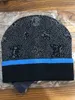 Designer Skull Caps Fashion Stippled Knitted Beanie Cap Good Texture Cool Hat for Man Woman 4 Colors High-quality