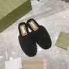 Designer Fashion Women's Slippers Sandals Imported Wool Material Luxury Custom Soft And Comfortable 35-40 Medium(b M) Genuine Leather