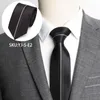 Bow Ties Mens الرسمية الفاخرة المخططة العنق الزفاف الأزياء الأزياء Jacquard 6cm لملحقات قميص اللباس التعادل قميص