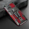 Telefoonhoesjes beschermend onzichtbare anti -drop -bracket TPU PC 2 in 1 mobiele telefoon accessoires case voor motorola g stylus 2022 4G gpure one fusion g9 power cover b