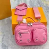 Pink Sugao Tote para mujer Bolsos de hombro Corssbody Bolso para cámara Moda de alta calidad Monederos de gran capacidad Bolsos de diseño de lujo Bolso de compras con caja wxz-0318-130