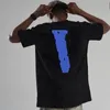 Erkek t gömlek Tasarımcı gömlek Büyük V Baskı Kazak Hip Hop Kısa Kollu tişört erkek kadın Yaz Pamuk Tee Gevşek Boy Kazak Üst artı boyutu 3xl 4xl 5xl