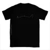 Gekke vliegtuigcirrus Minimalistische overzicht T-shirts voor mannen Premium katoenen t-shirt Aviation Aircraft T-shirt volwassen tops11