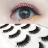 Valse wimpers Suble 5 Paren 3D Faux Mink Fluffy Weerspy Lashes Natural Long Eye Lash Extension Cosplay Groothandel Make -up ToolsFalse
