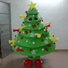 Costume de mascotte d'arbre de Noël d'Halloween de haute qualité personnaliser le personnage de thème Anime en peluche de dessin animé Taille adulte Carnaval de Noël Robe de fête d'anniversaire