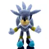 28cm Sonic Action Figura Toys Soft Hedgehog Modelo de pelúcia Sofá de brinquedo Decoração infantil Presentes de aniversário