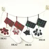 Medias navideñas grandes de alta calidad para perros y mascotas, calcetines a cuadros con pata de Papá Noel, bolsas de calcetines de caramelo, bolsa de regalo para festivales, decoración DD3858322