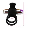 Zabawki dla dorosłych wibrujące pierścienie penisa silikonowy pierścień kogut z USB Wibratory opóźnij wytrysk seksowny dla męskich masturbatorów