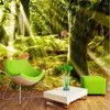 Custom HD 3D Mural Wallpaper Living Room Bedroom HD background wall decorative Big tree sunshine sika deer painting wallpaperS