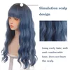 Long Curly Hair Wavy Pink Wig Female High Temperature Resistant Synthetic Fiber Cosplay Lolita 220622