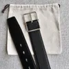 Ceinture en cuir noir avec boucle dorée pour hommes, Jean classique réversible, ceintures décontractées, à la mode, Style classique, largeur 40mm