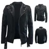 Mrmt Brand Men Leather Jacket Men Jupliets Overtain