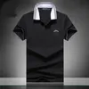 2022 Yaz marka giyim Lüks Tasarımcı Polo Gömlek Erkek Günlük Moda D harfi baskı işlemeli tişört High Street # 062