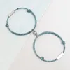 Linkketen ly 1 paar magnetisch paar armband ronde balvorm tegenstellingen die haarband pols sieraden cadeau voor minnaar kent22 aantrekken