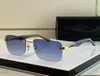 Солнцезащитные очки унисекс, летние солнцезащитные очки в стиле ARTIST с защитой от ультрафиолета в стиле ретро, квадратные безрамочные очки, случайная коробка7840097