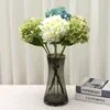 Dekorativa blommor kransar konstgjord blomma 3D -tryckning diamant hortensia bröllop simulering dekoration simulerad pincushion huvudplast