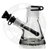 High quality 12 inches heady hookah glycerin coil bong freezable chilled bulid glass smoking water pipe