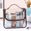 Wasserdichte, durchsichtige PVC-Kosmetiktasche, groß, transparent, mit Reißverschluss, Make-up-Koffer, Urlaub, Badezimmer, Kulturbeutel, Reiseset