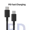 25W Charger Fast Charging Power Adapter Plug EU Typ C -kabel för Samsung Note 10 20 S20 S22 S21 Plus Ultra