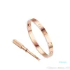 2022 New Love Screw Bracelet Designer Bracelets Luxury Jewelry Women Bangle Classic 5.0 Titanium Steel Alloy Craft Craft Gold Gold