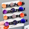 Pompon Ball Cloth Braid Hairpins Hair Clip Pin per le donne Ragazze Double Layer Hairstyle Tool Hairgrips Accessori per capelli Copricapo