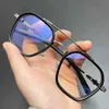 2022 CH CHROME SUNGLASSES FRAMES NYA Fashion Star Eyeglass Double Beam Large Slag Men039s Glasögon Anti Blue Light Flat Hearts T7312009