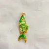 10 pièces 5 cm cloisonné Animal mignon Koi poisson breloques bricolage carpe pendentif pour la fabrication de bijoux résultats émail boucles d'oreilles porte-clés accessoires