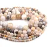 Other Ladies DIY Bracelet Necklace Pendant Jewelry Made Of Bamboo Agates Beads Size 4mm / 6mm 8mm 10mm 12mmOther Edwi22