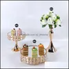 Andere bakware keuken eetbar home tuin cake standcake decoreren benodigdheden cupcake toren standaard trouwplaten set metalen druppel delive