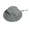 Berets Washed Cotton Bucket Hat Striped Boonie High Quality UV Protection Sun Hats Bob Panama CapBerets Delm22