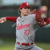 NCAA Custom Indiana Hoosiers College Baseball Jersey 28 Sam Murrison 29 Ryan Kraft 30 Kip Fougerousse 31 Jack Walker 32 Josh Pyne 33 Joe Moran Braydon Tucker Jerseys