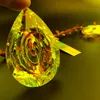 Chandelier Crystal Camal 1pcs 74mm AB Color Longan Shaped Drop Prism Pendant Hanging Lamp Lighting Part Suncatcher Home DecorChandelier