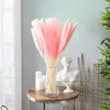 Decorative Flowers & Wreaths 5pcs-10pcs Natural Dried Flower Small Pampas Grass Reed DIY Artificial Plant Decoration Home Wedding Decoration