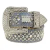 Ceintures de mode pour femmes Digner Mens Bb Simon ceinture strass avec strass bling comme cadeauZRAH