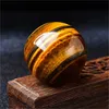 Natural Tiger Eye Crystal Ball With Awesome Flash Hand gepolijst bol Reiki Healing Meditation Chakra Massage Home Decoration Collection