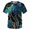 メンズTシャツ2022サマーチェーンシリーズTシャツ男性/女性3DプリントカジュアルハラジュクスタイルファッションTシャツストリートウェアメンズトップス