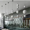 Pendelleuchten, moderne LED-Hängerestaurant-Kürbislichter, Café-Bar, Schlafzimmer, Küche, Esszimmer, Glas-Deko-Befestigungen