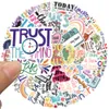 50PCS/Set Skateboard Stickers Self-love inspirational For Car Baby Scrapbooking Pencil Case Diary Phone Laptop Planner Decoration Book Album Kids Toys DIY Decals