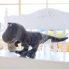 박제 봉제 동물 1pc 40-100cm 공룡 장난감 만화 티라노 사우루스 어린이 아이들을위한 귀여운 장난감 인형 소년 생일 선물 220919