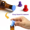 Bar Tools Reusable Silicone Wine Stoppers Leak Bottle Vacuum Airtight Seal Beer Glass Beverage Bottles Stopper Caps Cover Professional Champagne Wine Saver 9 Color