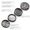 Spider Designed Smoking Herb Spices Grinder Diameter 63MM 4 Piece Metal Tobacco Crusher with A Pollen Scraper Wholesale