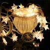 LED Lights Strings Decoration Star Copper Wires Fairy Christmas Wedding Battery Operate Twinkle Light281s