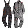 Herenbroeken Grote maat Mouwloze Bib Beschermende Overall Riem Jumpsuits Met Zakken Uniformen 5XLOveralls Vrijetijdswerkkleding Heren Naom2