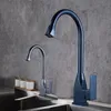 Black/Chrome/Blue/Grey Space aluminum kitchen faucet vegetable bathroom basin sink water taps cold hot Gold mixer luxury T200424