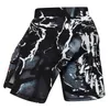 Shorts pour hommes style punk impression complète compression hommes arts martiaux vêtements conception personnalisée votre propre short de combat MMA Jiu Jitsu pour hommes