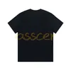 Tendance de la mode pour hommes T-shirts Designer Hommes T-shirts à carreaux avec poche Femmes de haute qualité Noir Blanc Tops Taille XS-L